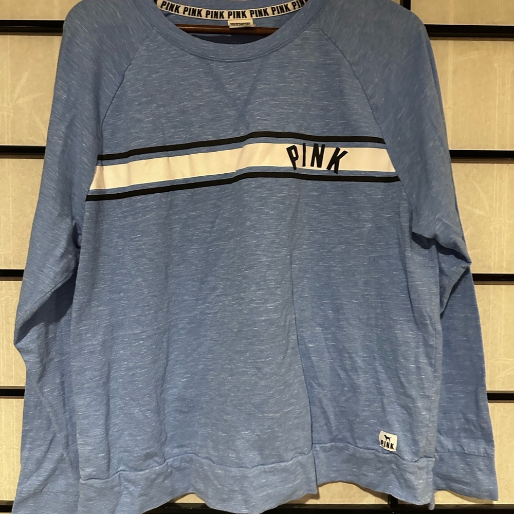 Pink Blue Long Sleeve T-shirt